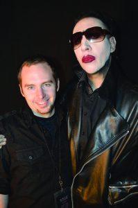 VIP ticket-holders had the chance to get an autograph from Marilyn Manson, as well as a phoot with the shock rocker. Photo submitted by Jarred Graham.