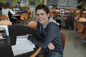 Alex Hogen was much more challenged in his studies at home than his first term at COCC.