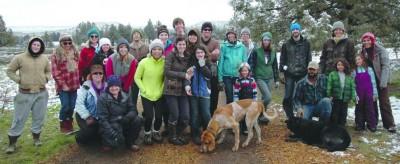 32 volunteers attended the March 1 WWOLF event.  Photo submitted by Owen Murphy
