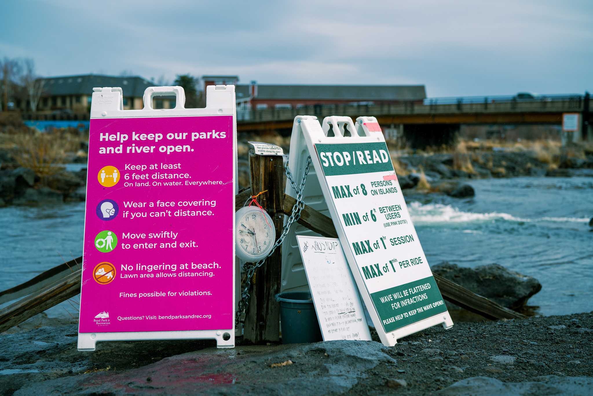 Bend Whitewater Park's River Surfers - Photo Gallery