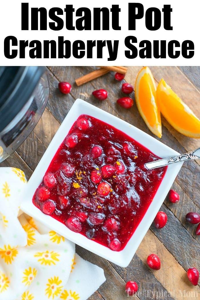 Recipe: Easy Instant Pot cranberry sauce