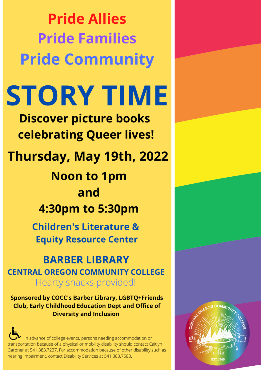 Pride Story Time flyer
