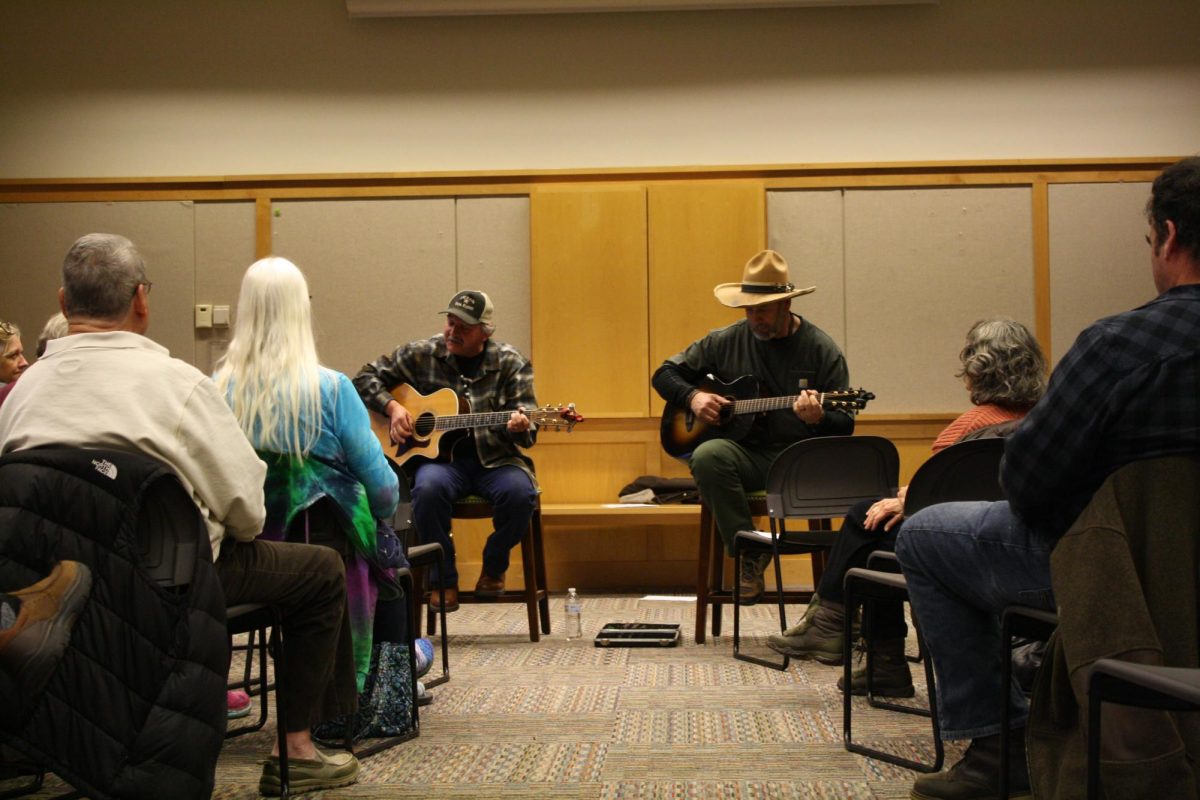 Biggers and Cornelius performing