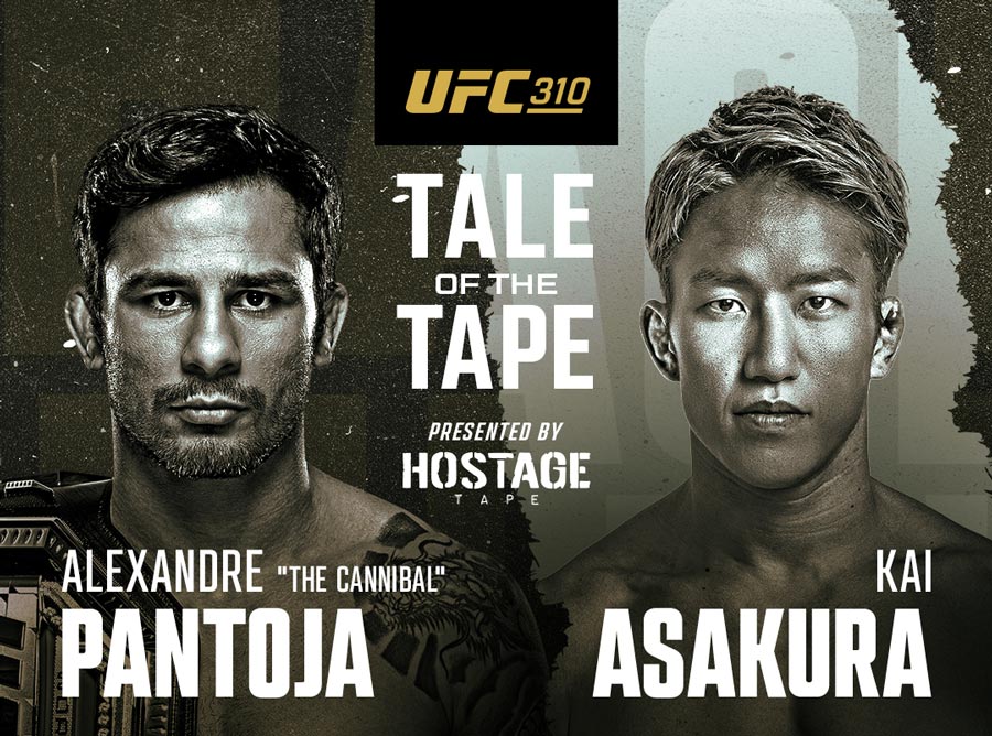 UFC 310 Promotional Image Alexandre Pantoja vs Kai Asakura courtesy of UFC, and TKO Group Holdings, Inc.