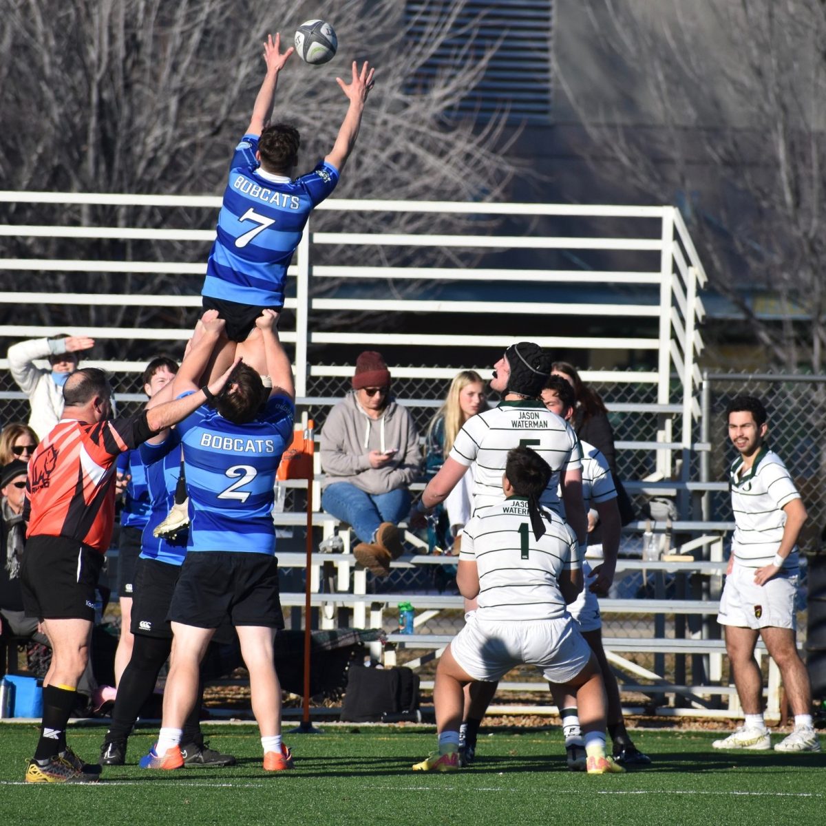 COCC's rugby team played against  University of Oregon's rugby team in Eugene, Oregon