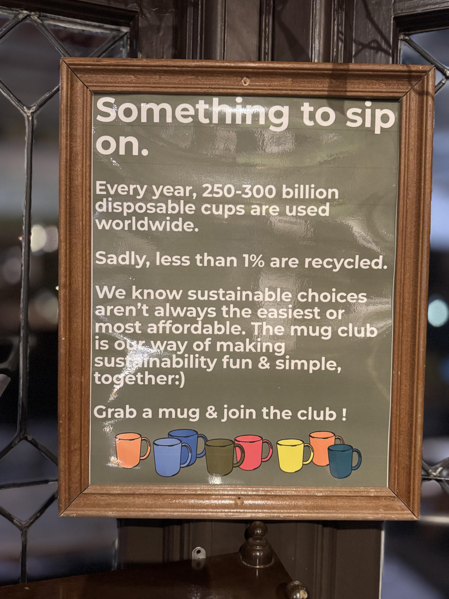 Local Bend cafe takes a sip toward sustainability with new Mug Club