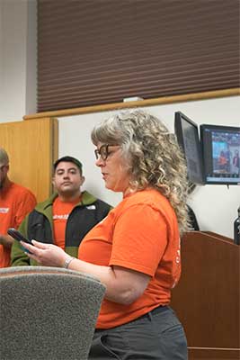 COCC classified staff protest income inequality