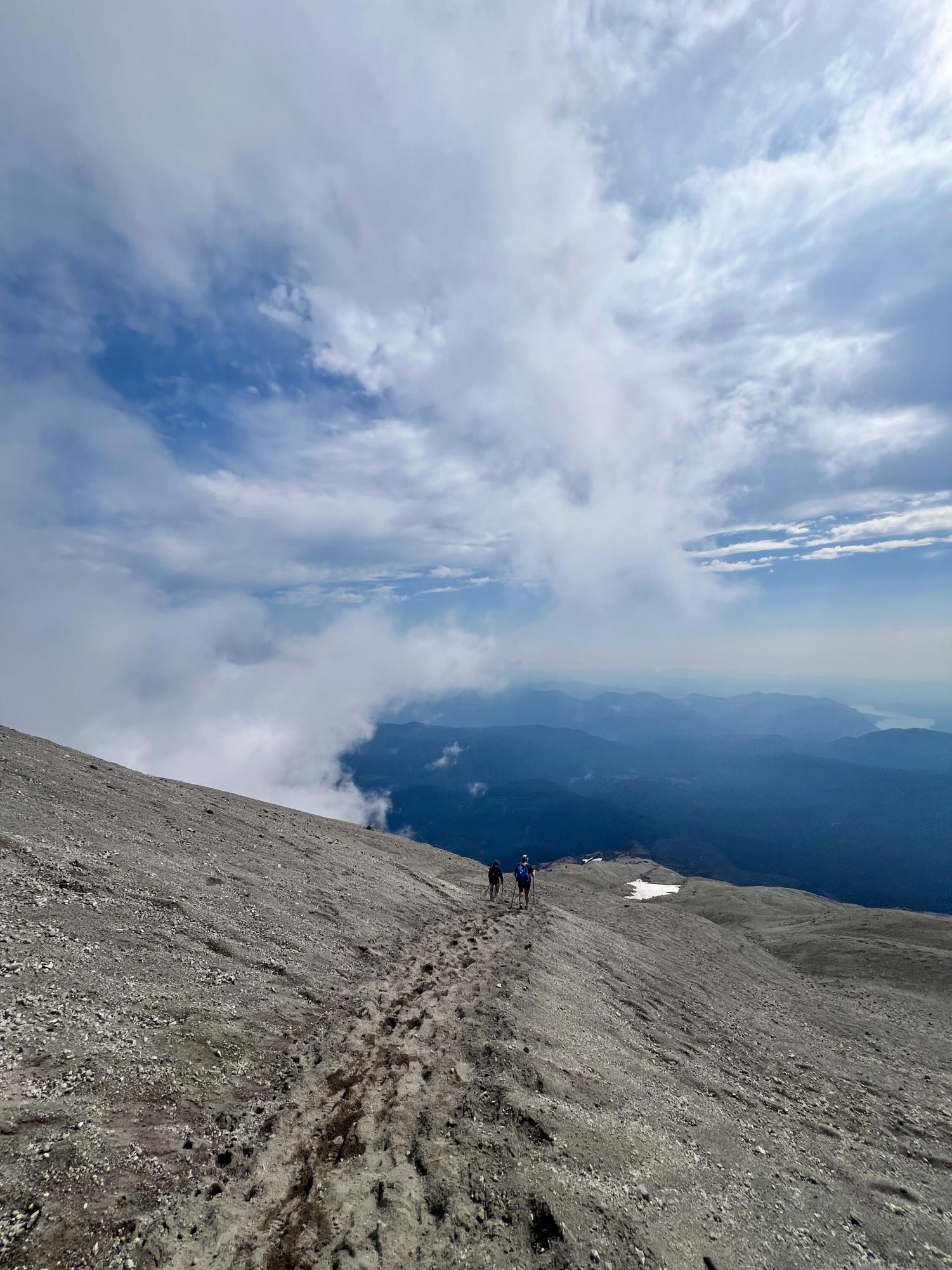 Mount Saint Helens: Summer route vs winter route